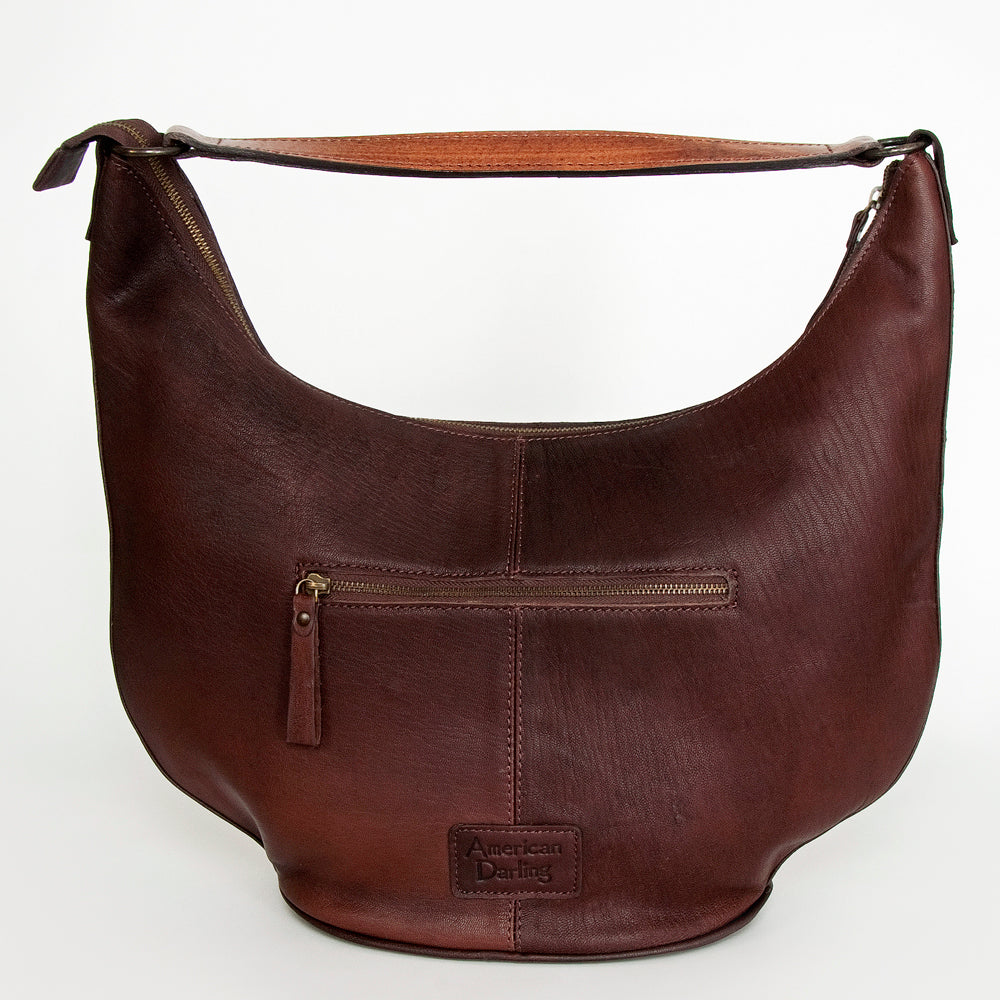 American Darling Hobo Hand Tooled Hair-on Genuine Leather