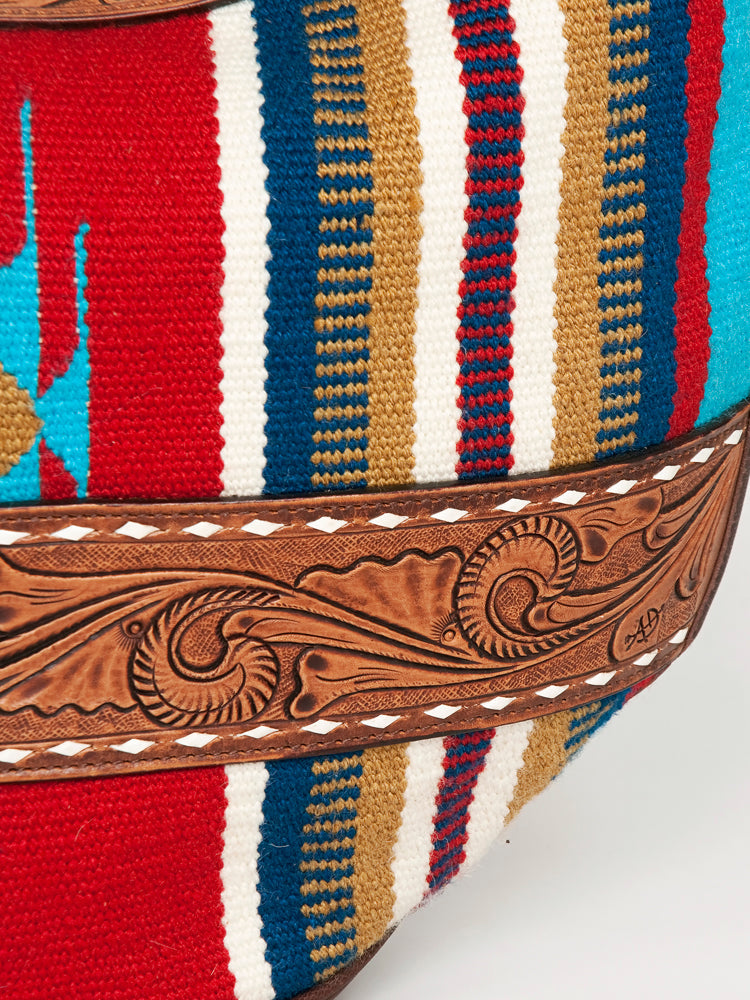 American Darling Hobo Hand Tooled Hair-on Genuine Leather