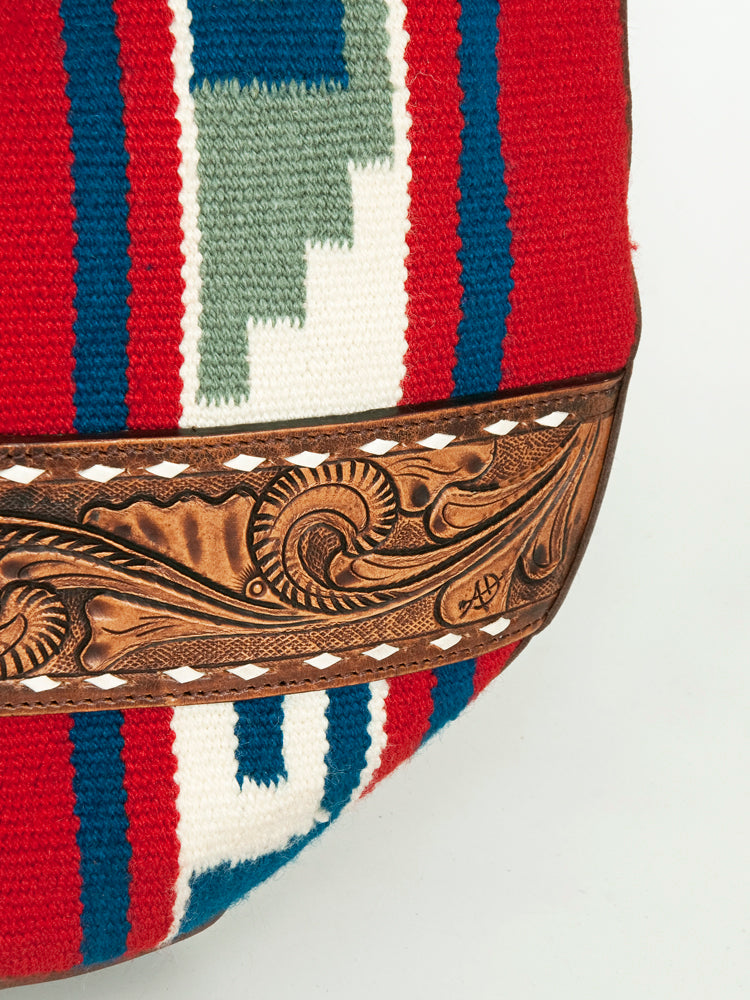 American Darling Hobo Hand Tooled Hair-on Genuine Leather