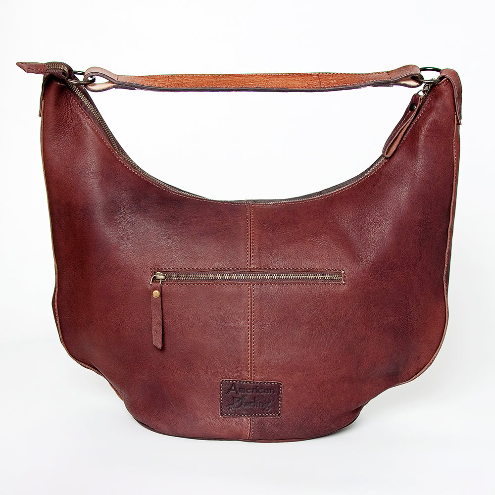 American Darling Hobo Hand Tooled Hair-on Genuine Leather