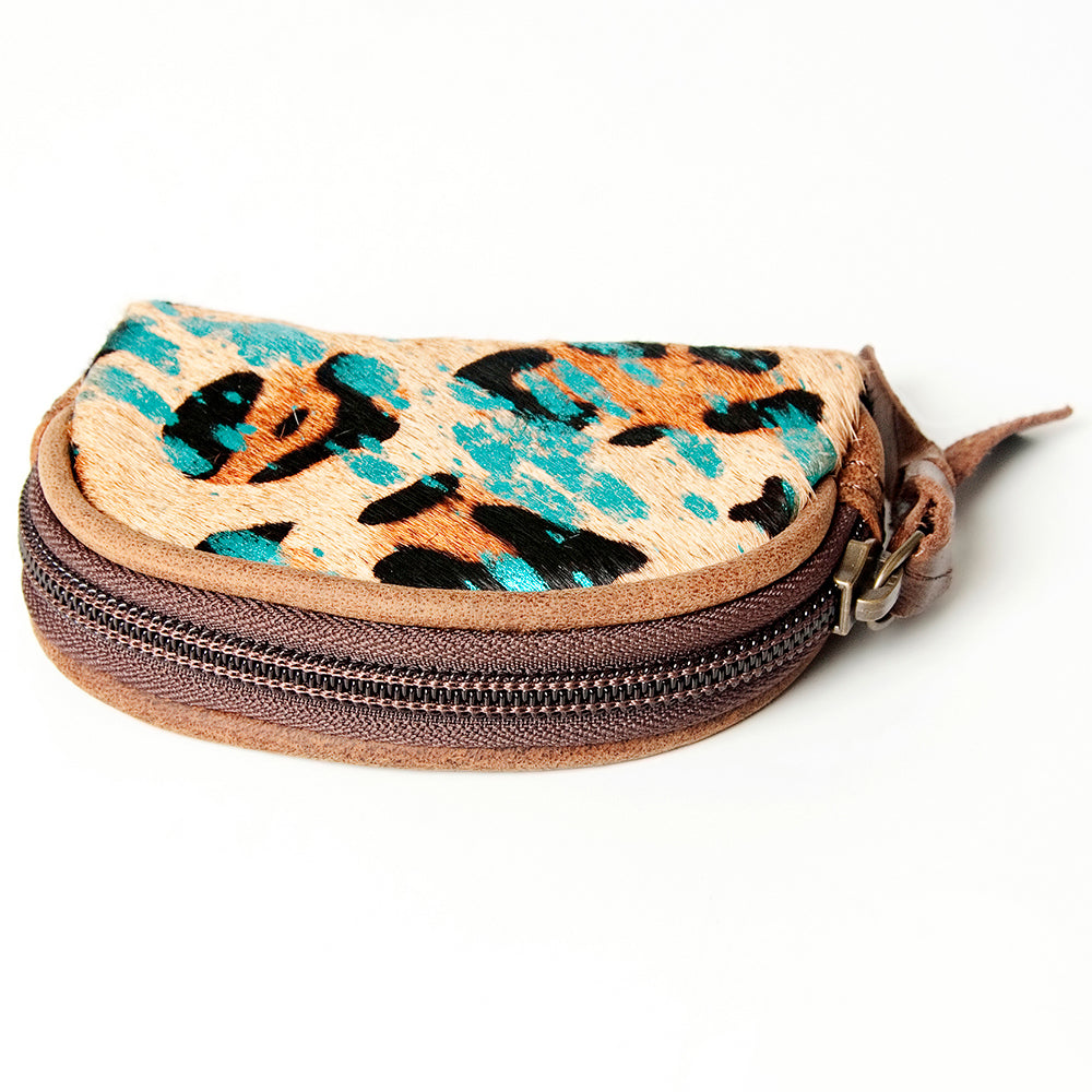 American Darling Coin Purse Hair-On Genuine Leather