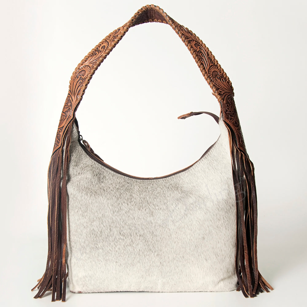 Hobo Hair On Saddle Blanket Genuine Leather Western Bag For Women