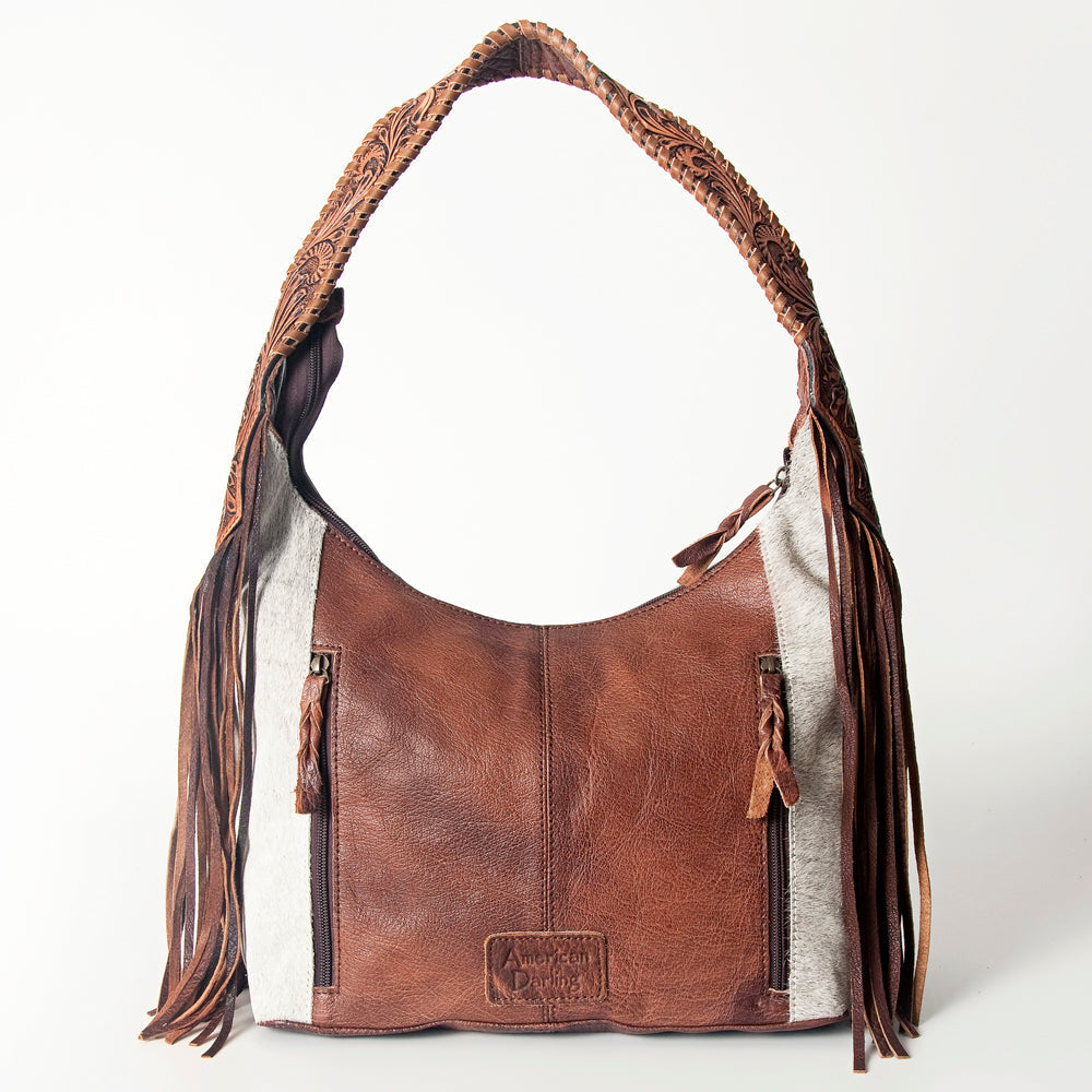 Hobo Hair On Saddle Blanket Genuine Leather Western Bag For Women