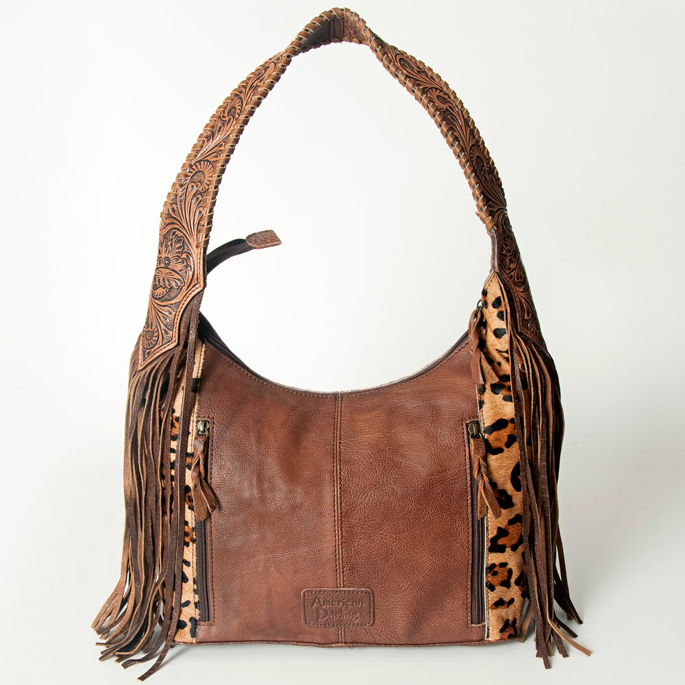 Hobo Hair On Saddle Blanket Genuine Leather Western Bag For Women