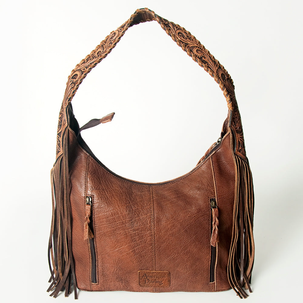 Hobo Hair On Saddle Blanket Genuine Leather Western Bag For Women