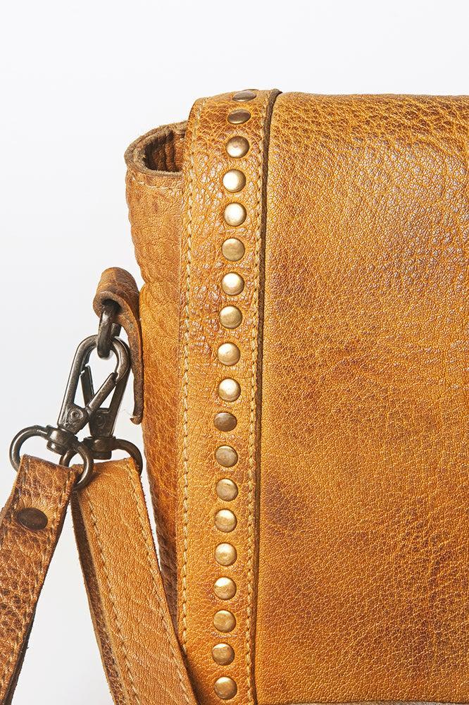 Never Mind Crossbody Vintage Handmade Genuine Cowhide Leather