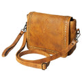 Never Mind Crossbody Vintage Handmade Genuine Cowhide Leather