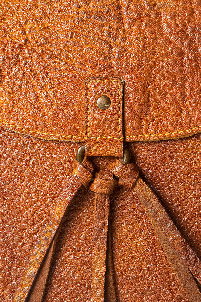 Never Mind Crossbody Vintage Handmade Genuine Cowhide Leather
