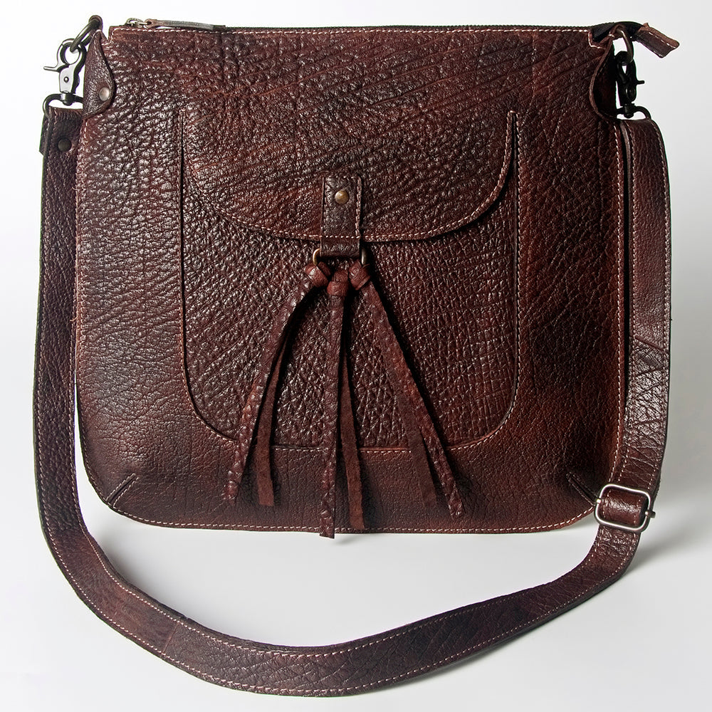 Never Mind Crossbody Vintage Handmade Genuine Cowhide Leather