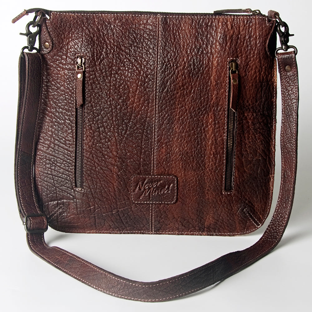 Never Mind Crossbody Vintage Handmade Genuine Cowhide Leather
