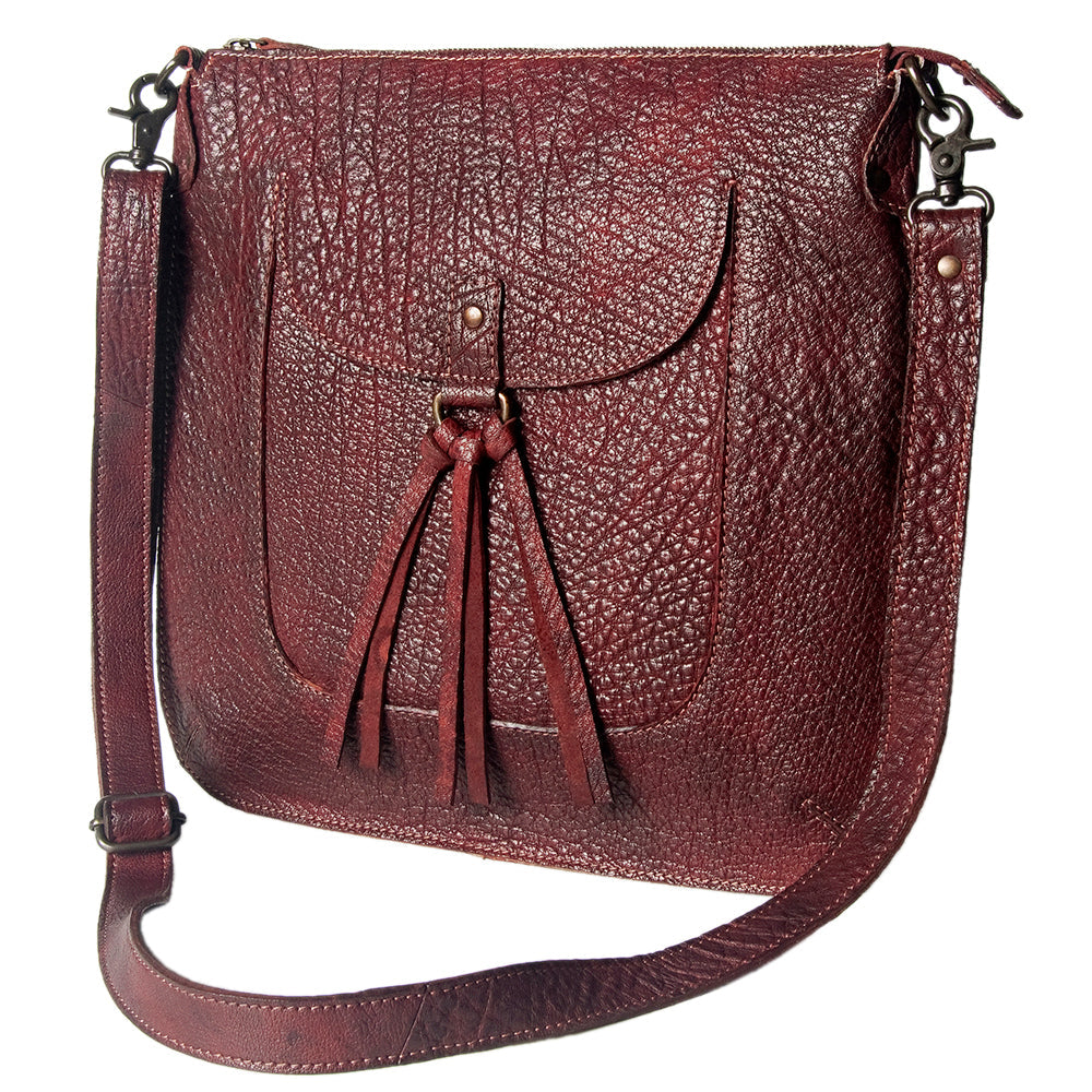 Never Mind Crossbody Vintage Handmade Genuine Cowhide Leather
