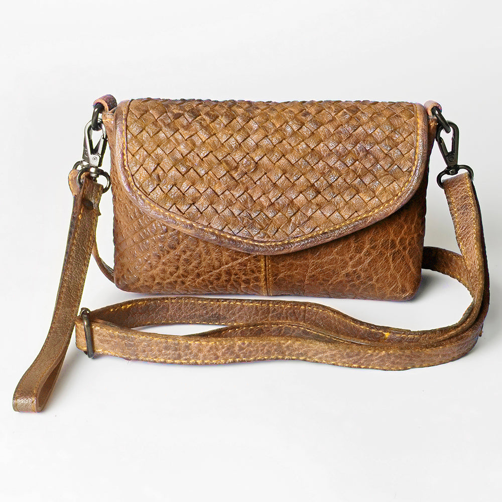 Never Mind Small Crossbody Vintage Handmade Genuine Cowhide Leather
