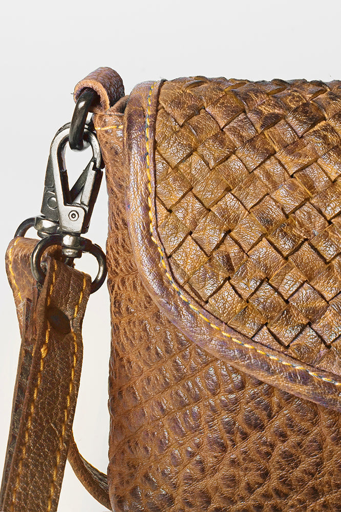 Never Mind Small Crossbody Vintage Handmade Genuine Cowhide Leather