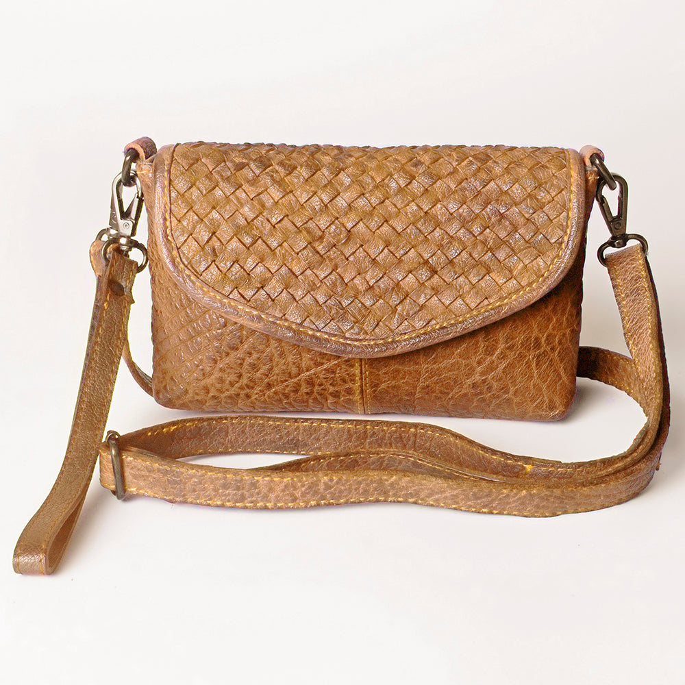 Never Mind Small Crossbody Vintage Handmade Genuine Cowhide Leather