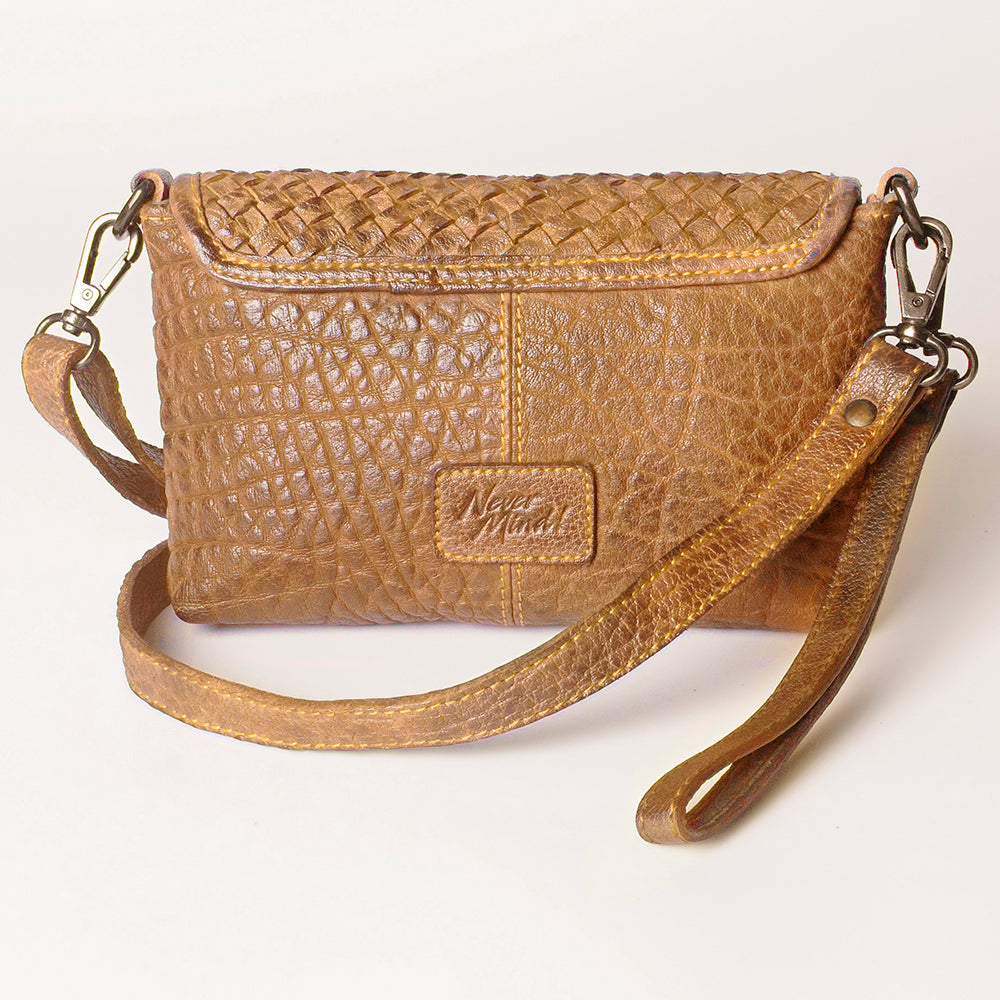Never Mind Small Crossbody Vintage Handmade Genuine Cowhide Leather