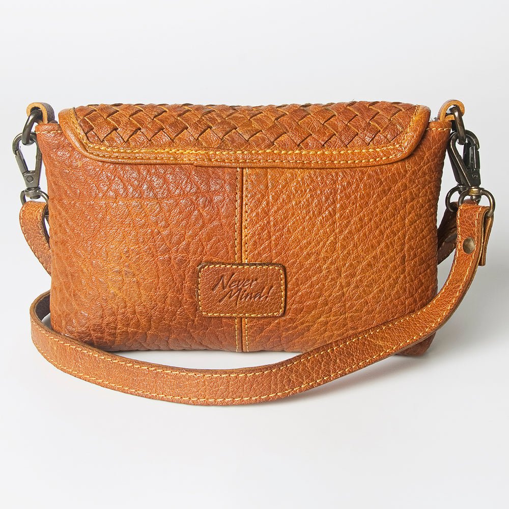 Small Crossbody Bag With Vintage Inspired Genuine Cowhide Leather