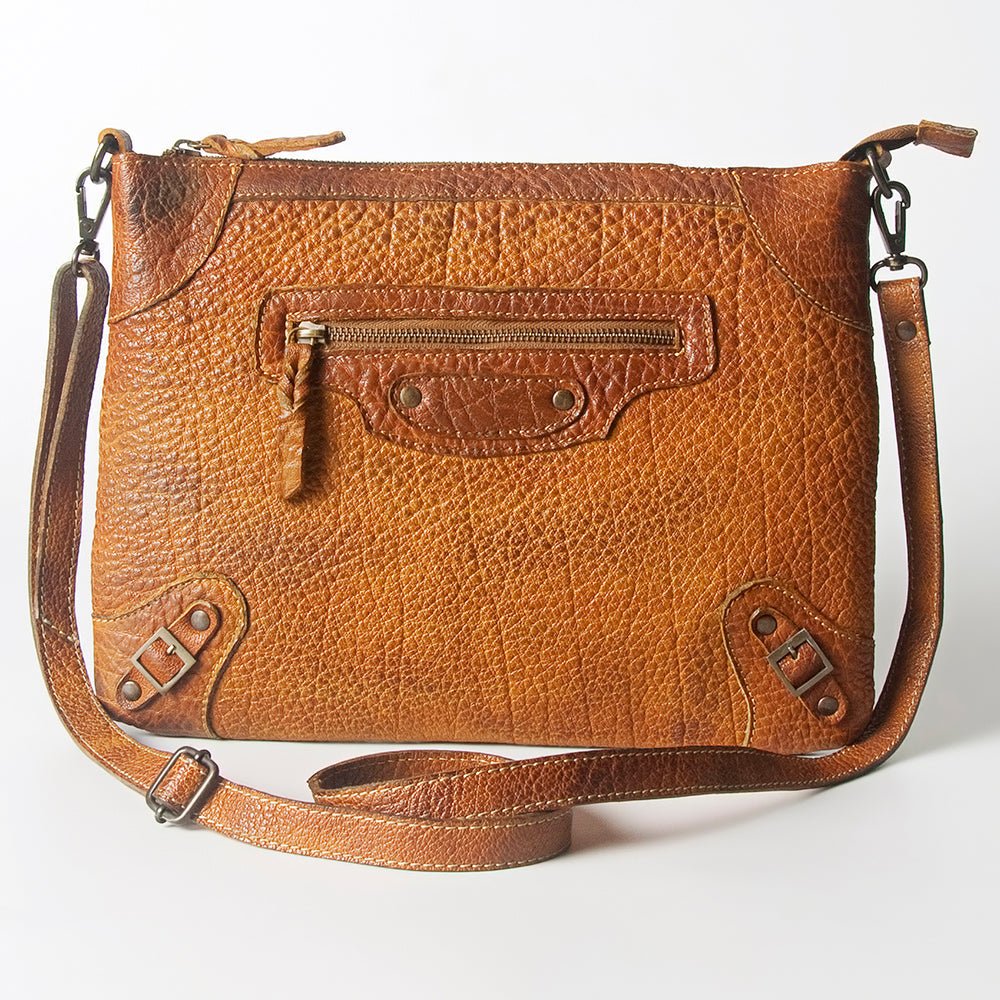 Vintage Handcrafted Genuine Cowhide Leather Crossbody Bag For Women Everyday Use