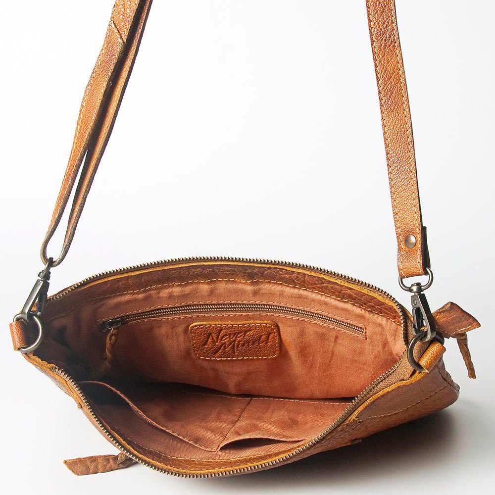 Vintage Handcrafted Genuine Cowhide Leather Crossbody Bag For Women Everyday Use