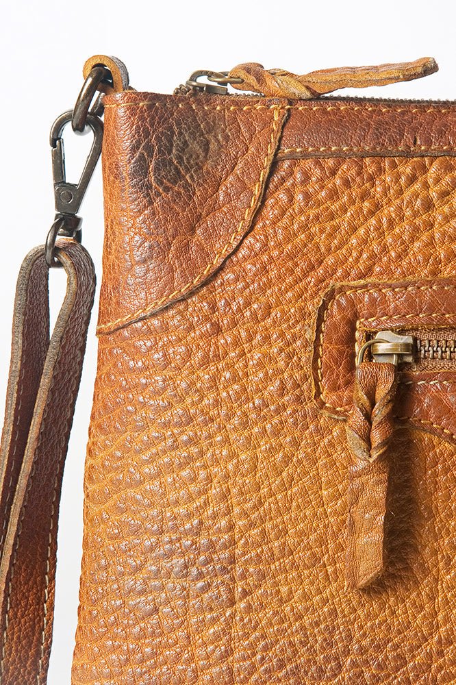 Vintage Handcrafted Genuine Cowhide Leather Crossbody Bag For Women Everyday Use