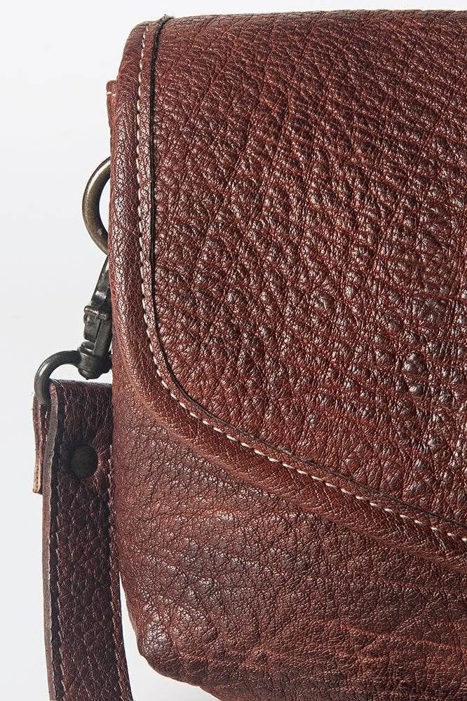 Never Mind Envelope Vintage Handmade Genuine Cowhide Leather