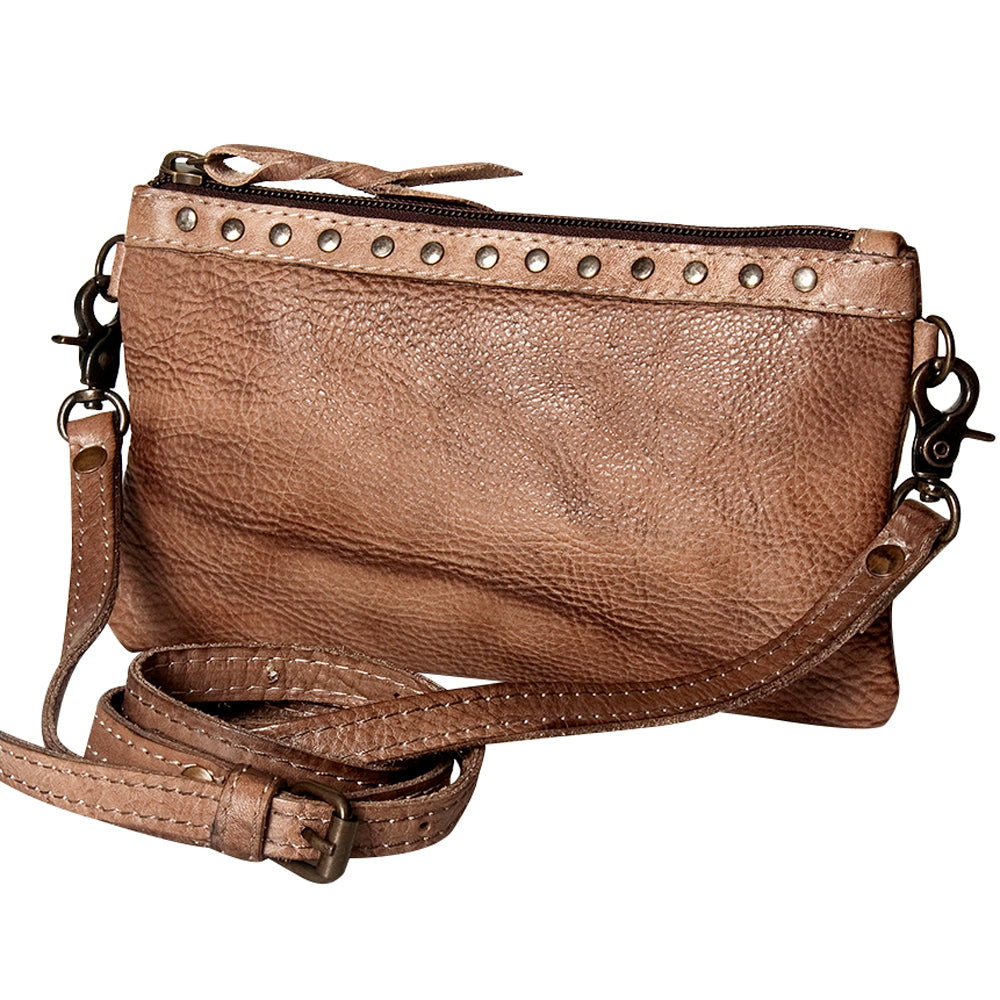 Never Mind Small Crossbody Vintage Handmade Genuine Cowhide Leather