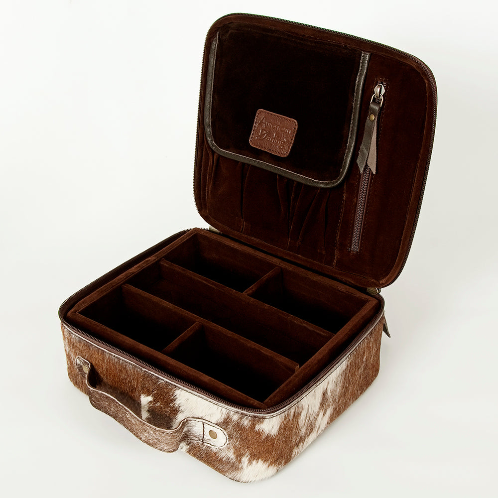 American Darling Hair-On Genuine Leather Jewelry Case