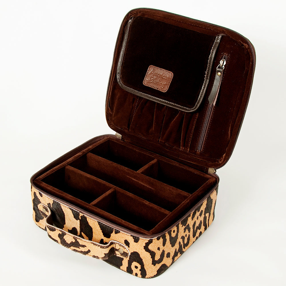 American Darling Hair-On Genuine Leather Jewelry Case