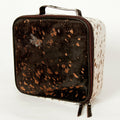 American Darling Hand-Tooled Hair-On Genuine Leather Jewelry Case
