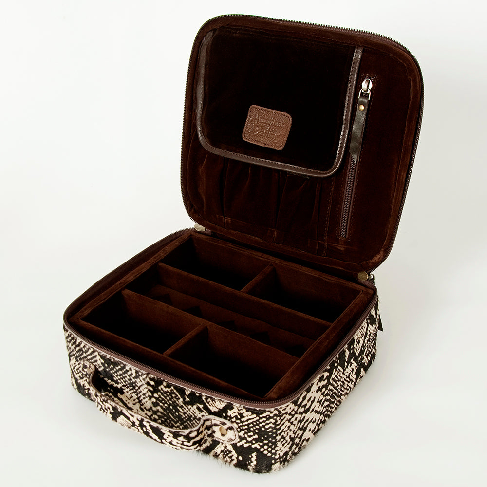 American Darling Hair-On Genuine Leather Jewelry Case