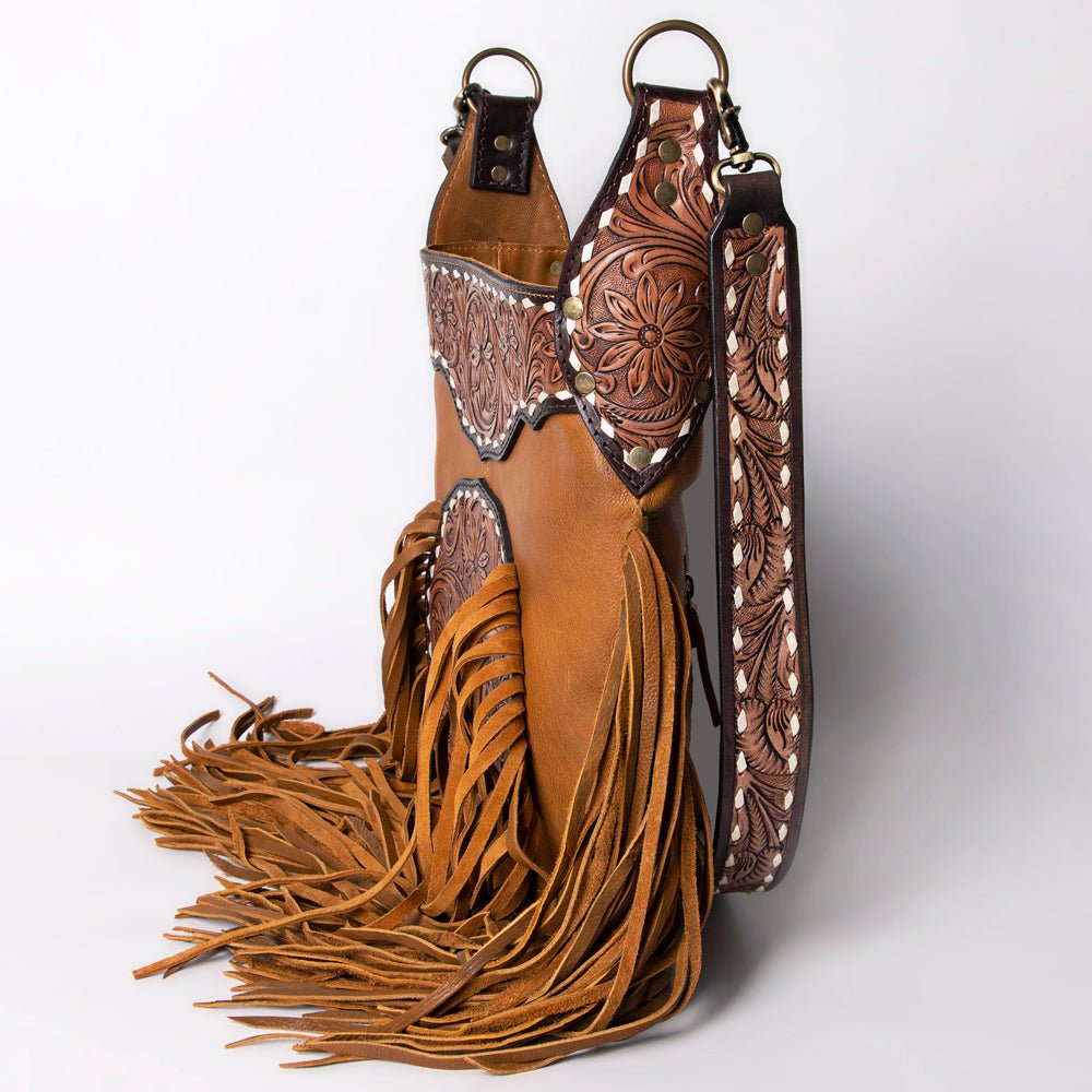 American Darling Crossbody Hand Tooled Genuine Leather