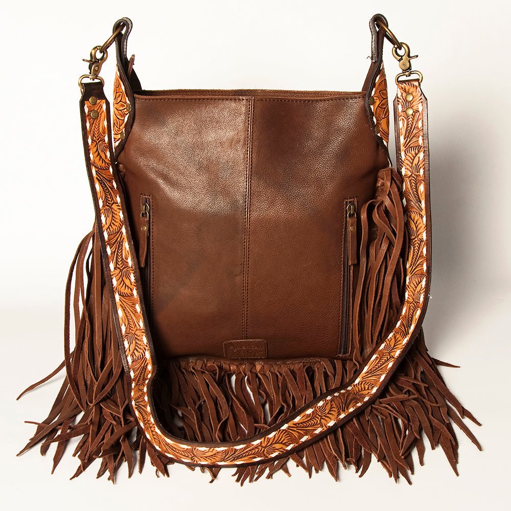 American Darling Crossbody Hand Tooled Genuine Leather
