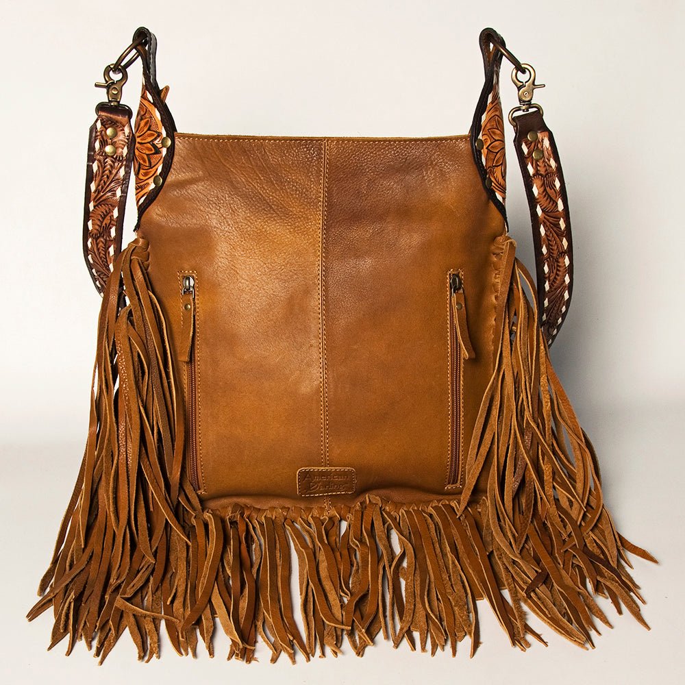 American Darling Crossbody Hand Tooled Genuine Leather