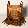 American Darling Crossbody Hand Tooled Genuine Leather