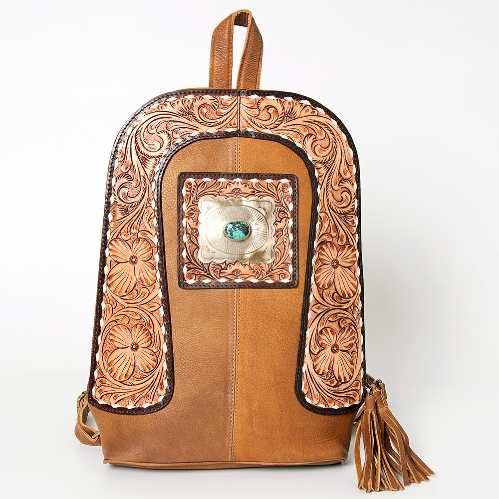 American Darling Hand Tooled Genuine Leather