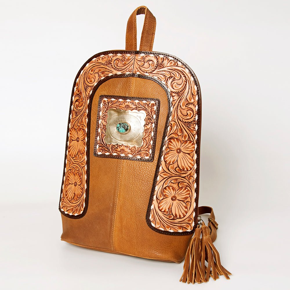 American Darling Hand Tooled Genuine Leather