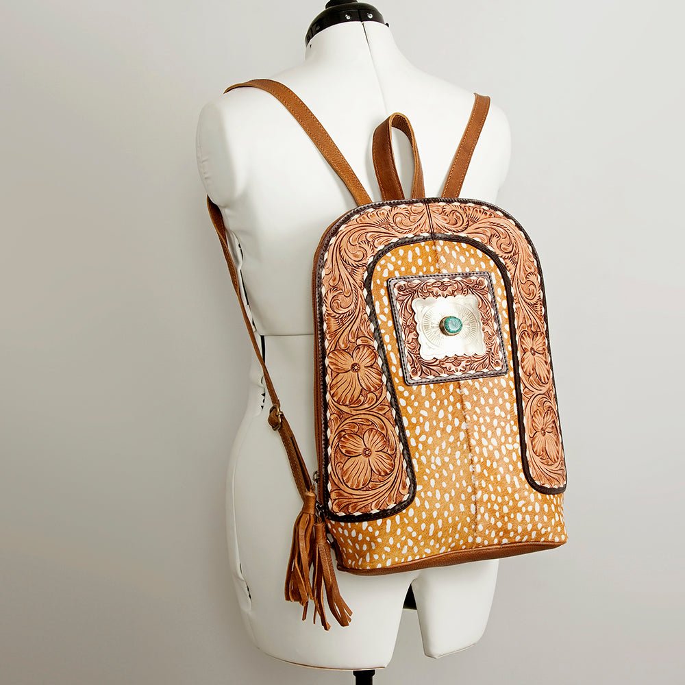 American Darling Hand Tooled Genuine Leather