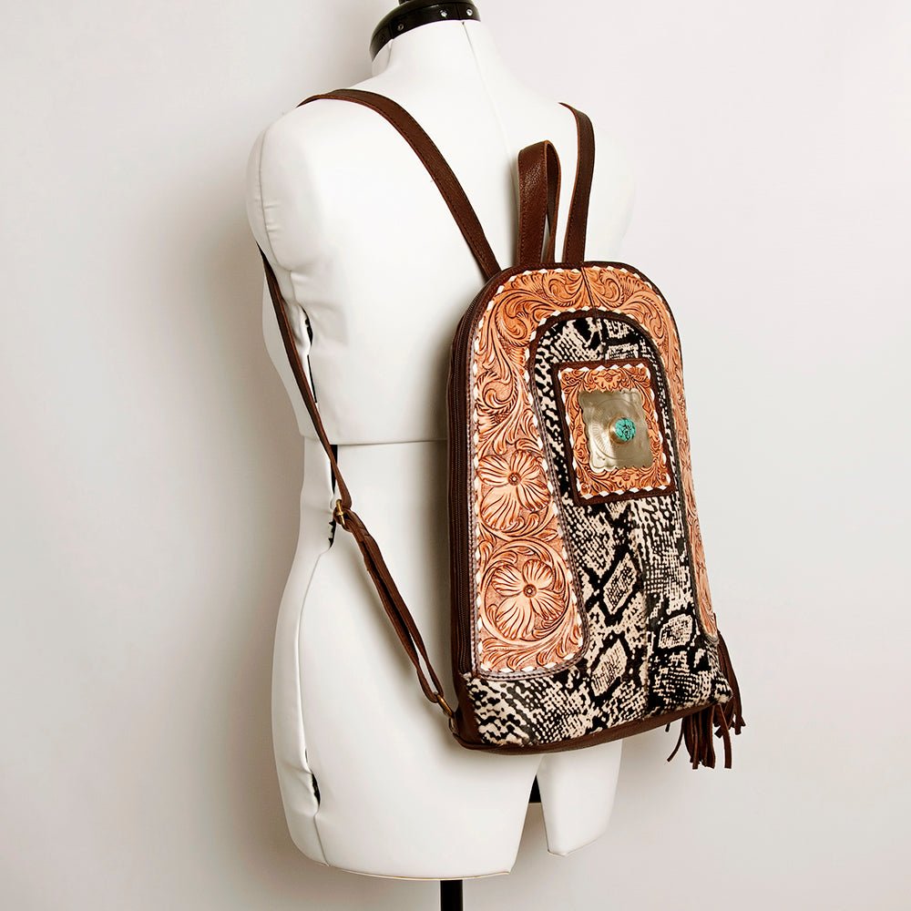 American Darling Hand Tooled Genuine Leather