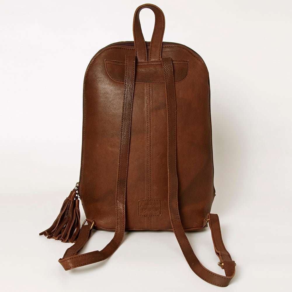 American Darling Hand Tooled Genuine Leather