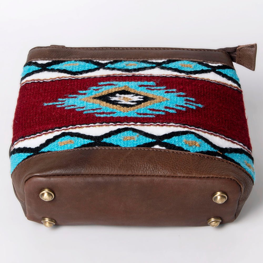 American Darling Large Crossbody Saddle Blanket Genuine Leather