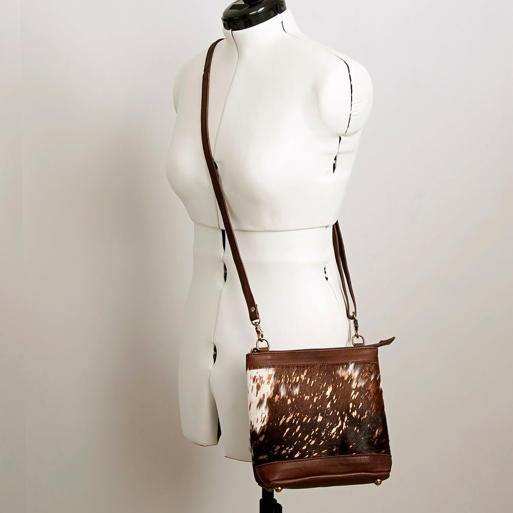 American Darling Large Crossbody Saddle Blanket Genuine Leather