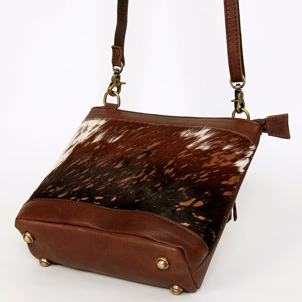 American Darling Large Crossbody Saddle Blanket Genuine Leather