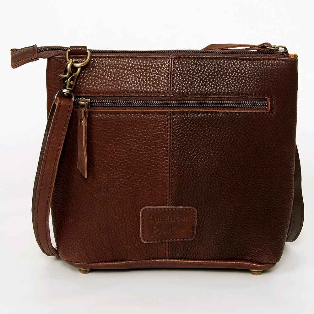 American Darling Large Crossbody Saddle Blanket Genuine Leather