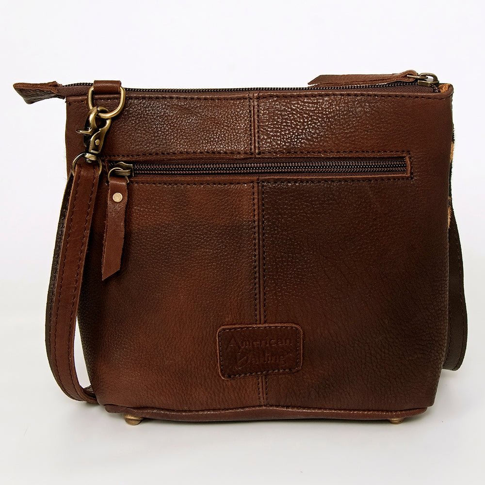 American Darling Large Crossbody Saddle Blanket Genuine Leather