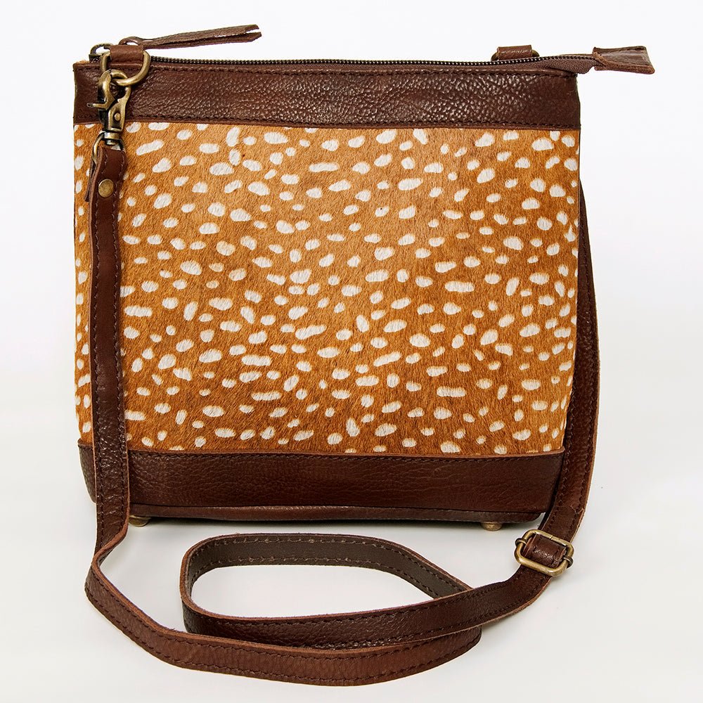American Darling Large Crossbody Saddle Blanket Genuine Leather