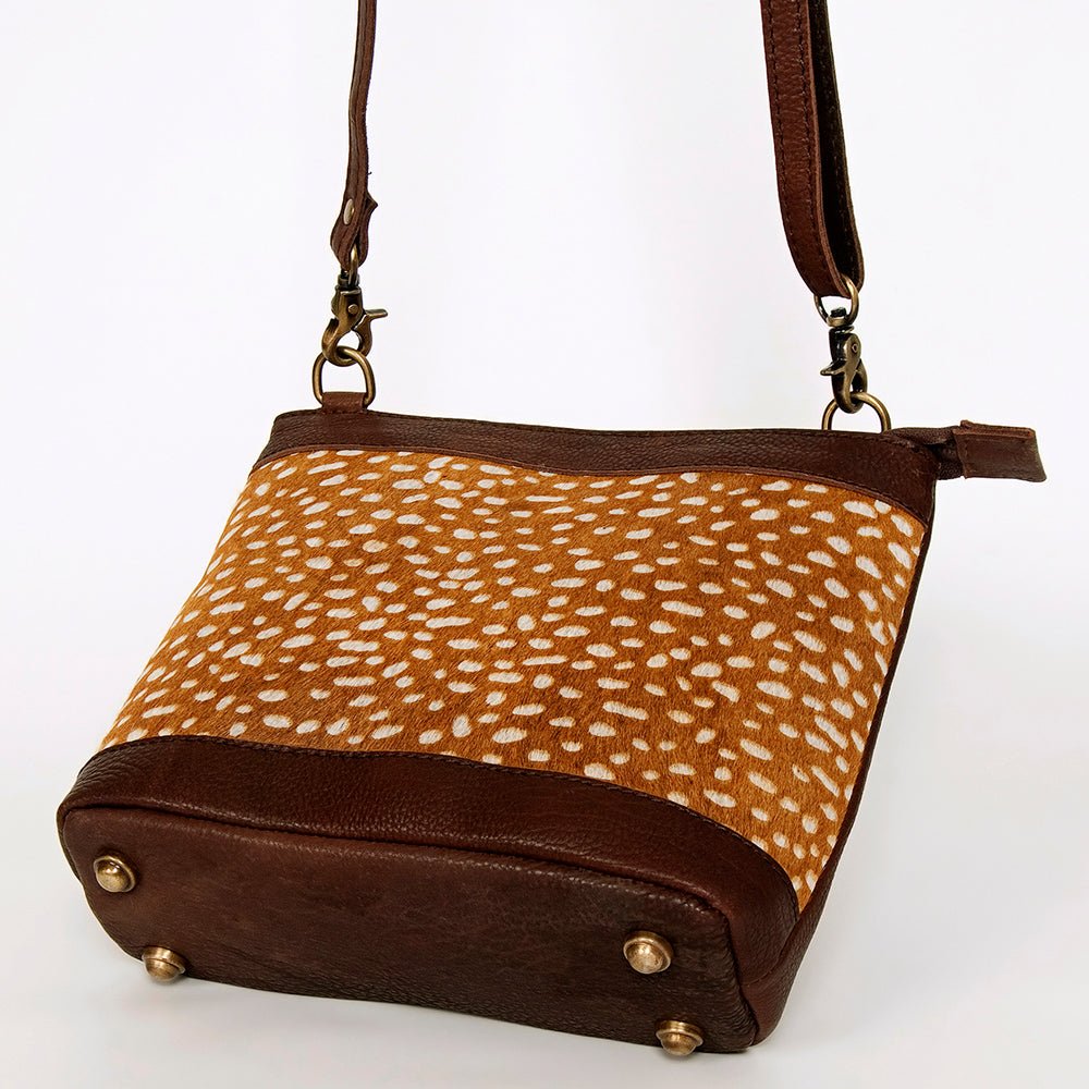 American Darling Large Crossbody Saddle Blanket Genuine Leather