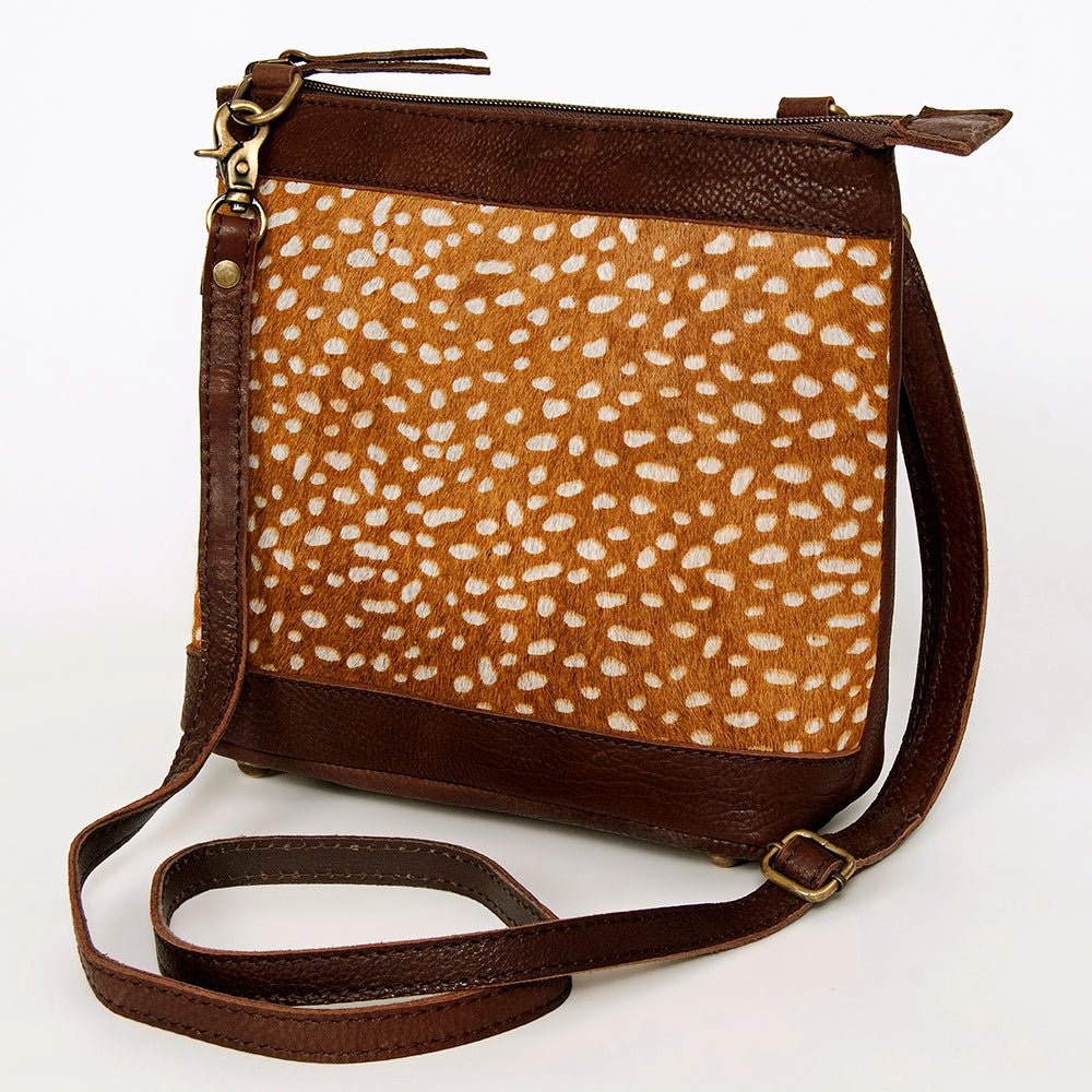 American Darling Large Crossbody Saddle Blanket Genuine Leather