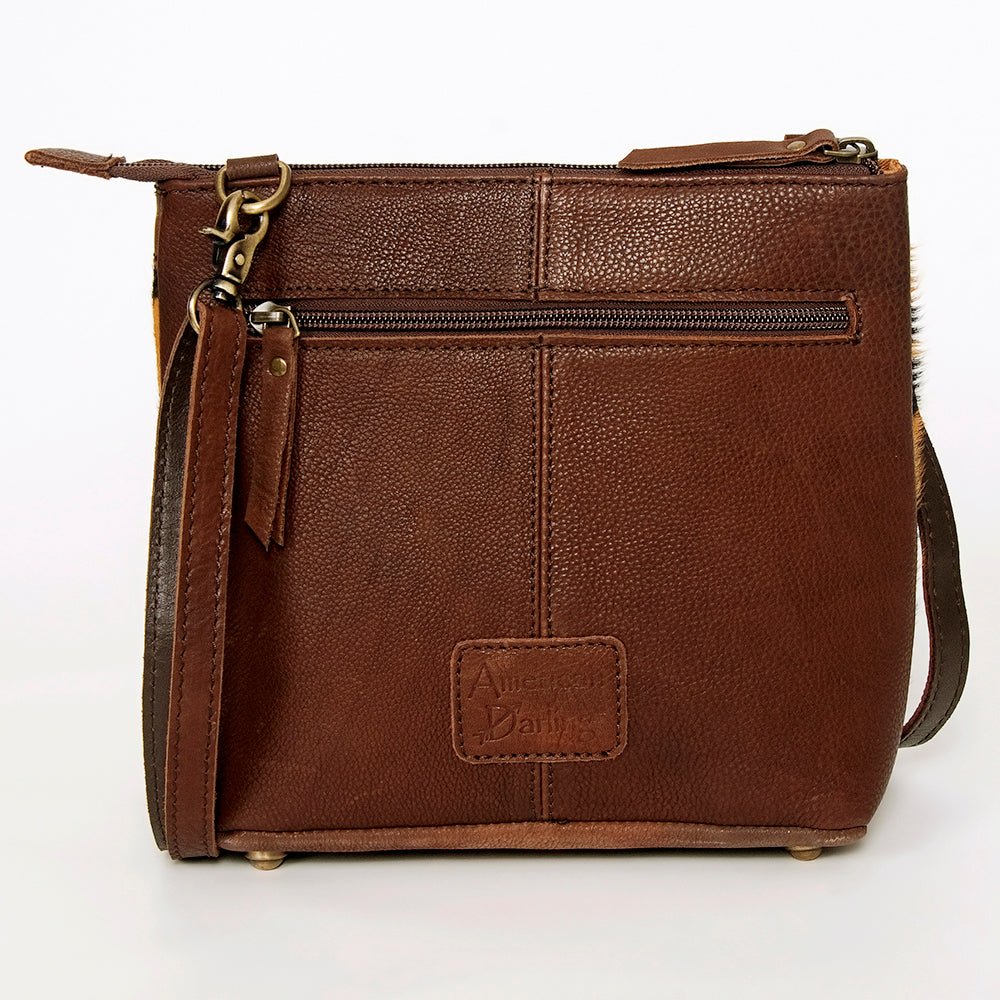 American Darling Large Crossbody Saddle Blanket Genuine Leather