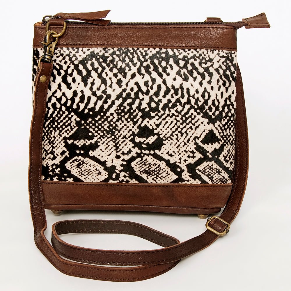 American Darling Large Crossbody Saddle Blanket Genuine Leather