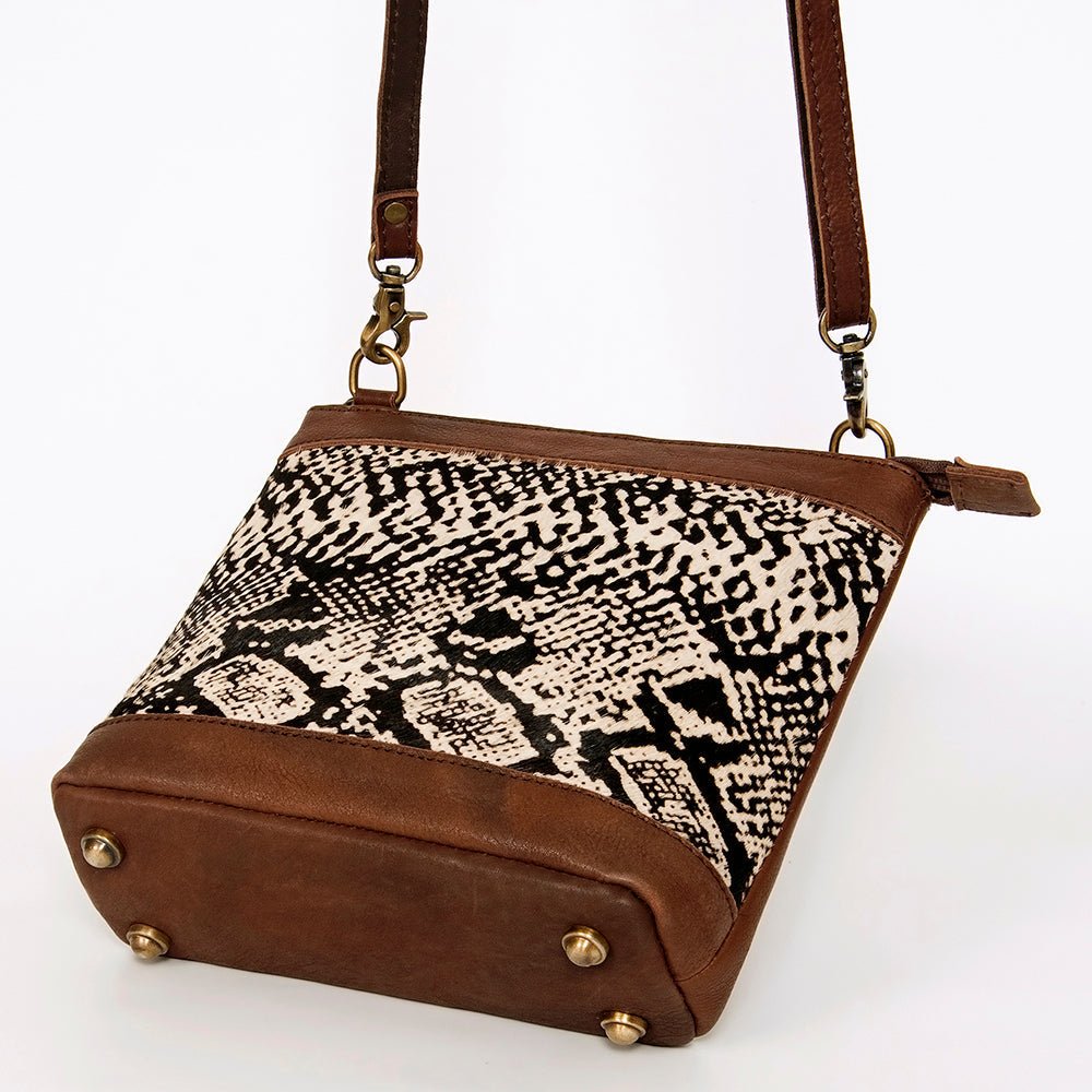 American Darling Large Crossbody Saddle Blanket Genuine Leather