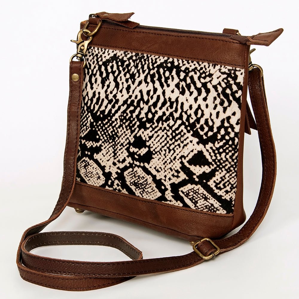 American Darling Large Crossbody Saddle Blanket Genuine Leather